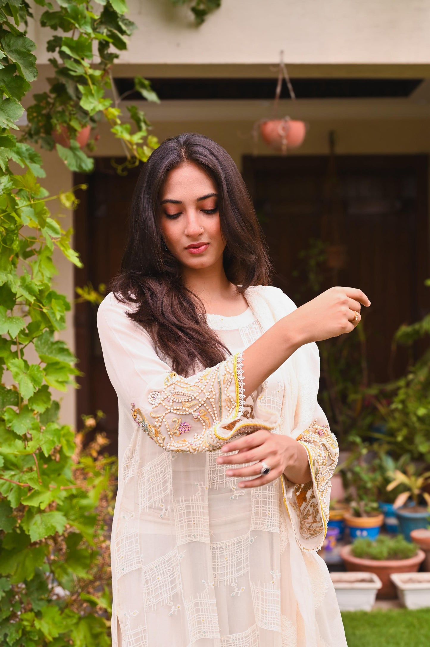 Garden Breeze Embroidered Kaftan